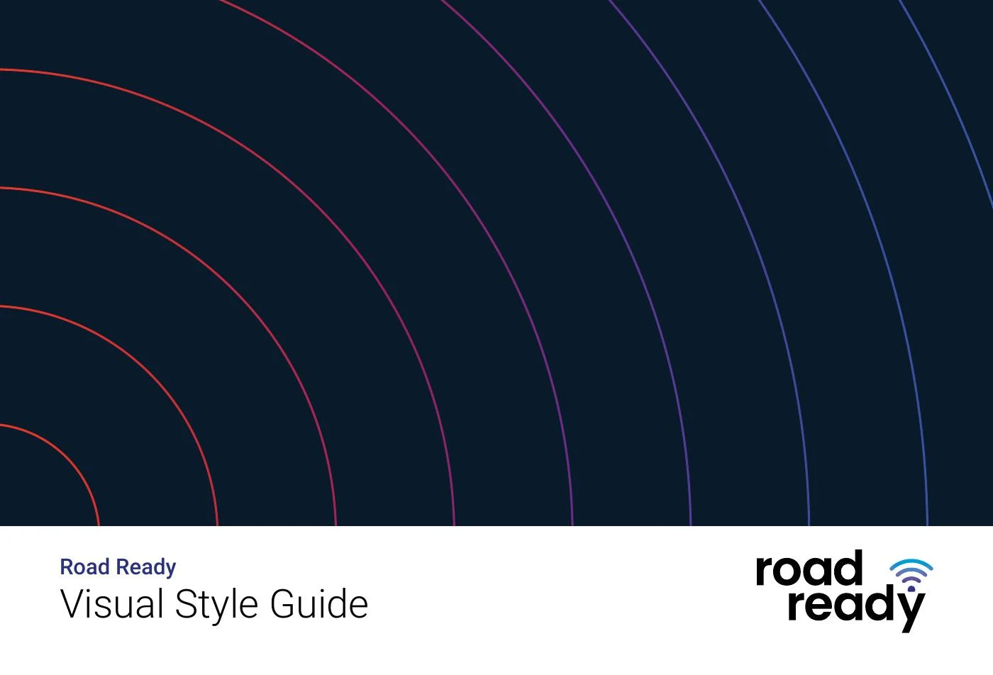 Road Ready visual style guide cover